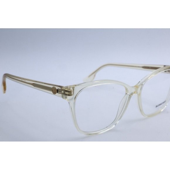 Authentic Burberry B 2345 3852 Crystal Clear Cat Eye Eyeglasses Clear Lens 54mm - Picture 5 of 7